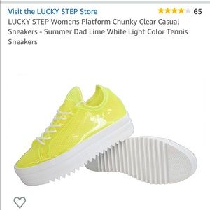 Amazon Neon Platform Sneakers